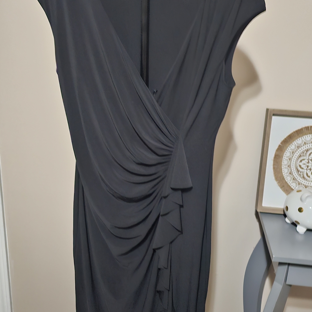 American Living Black Midi Dress Size 14 - Picture 7 of 8